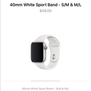 NIB 40mm Apple Band for Apple Watch.